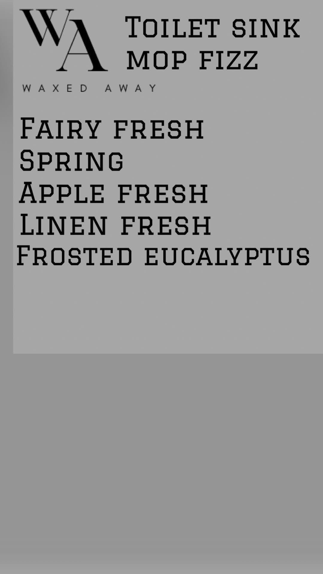 Toilet,sink,mop fizz