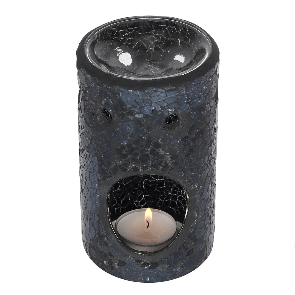 Black pillar crackle warmer