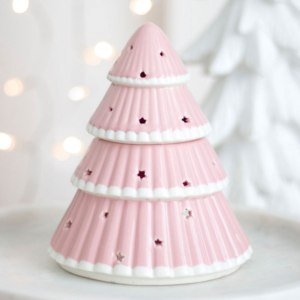 Pink Christmas tree burner