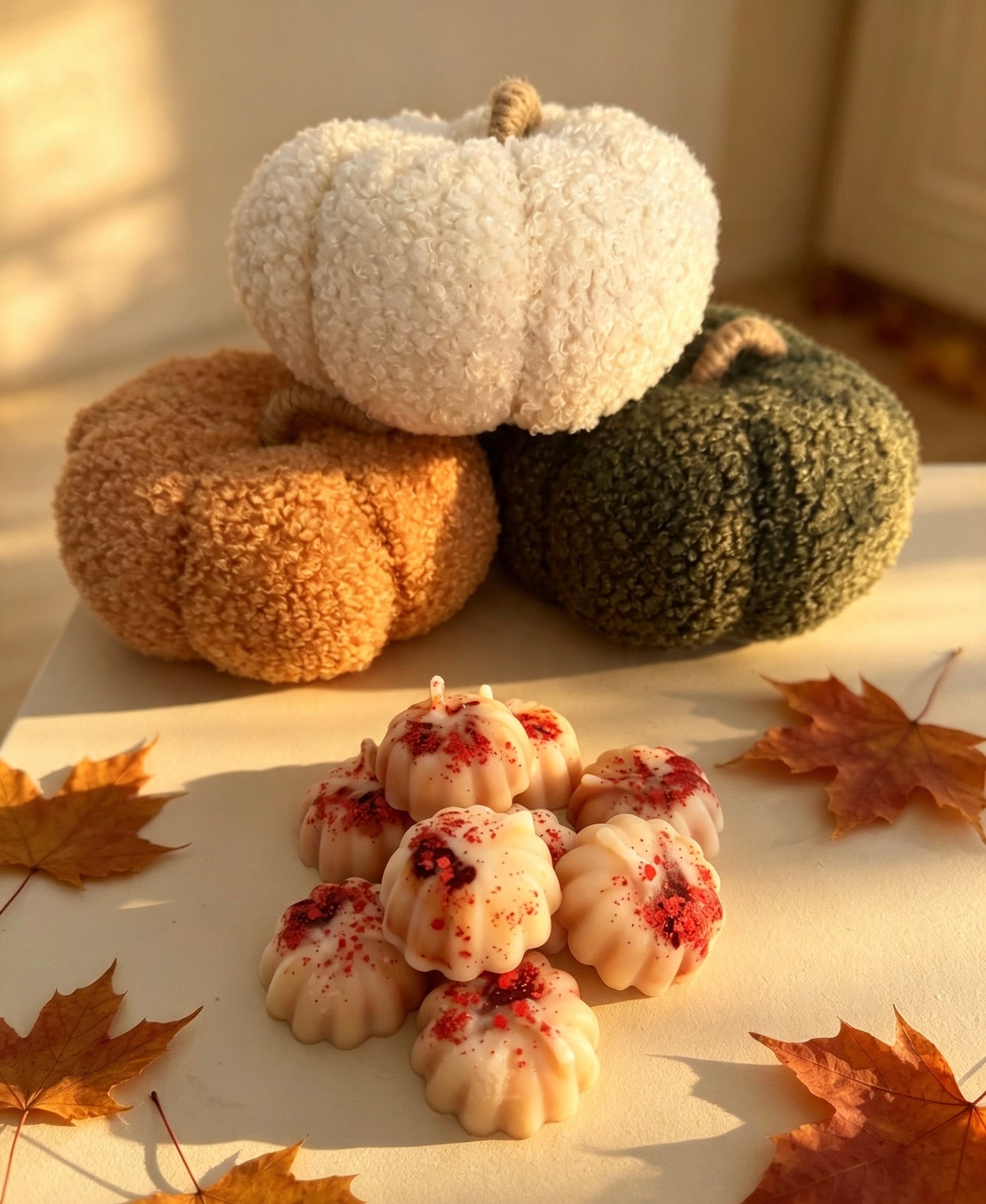 Autumn mini pumpkins