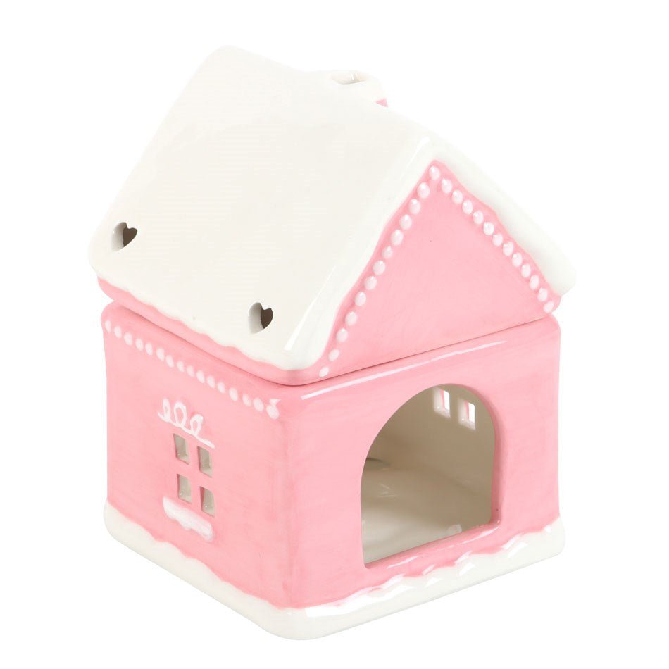 Pink gingerbread house burner