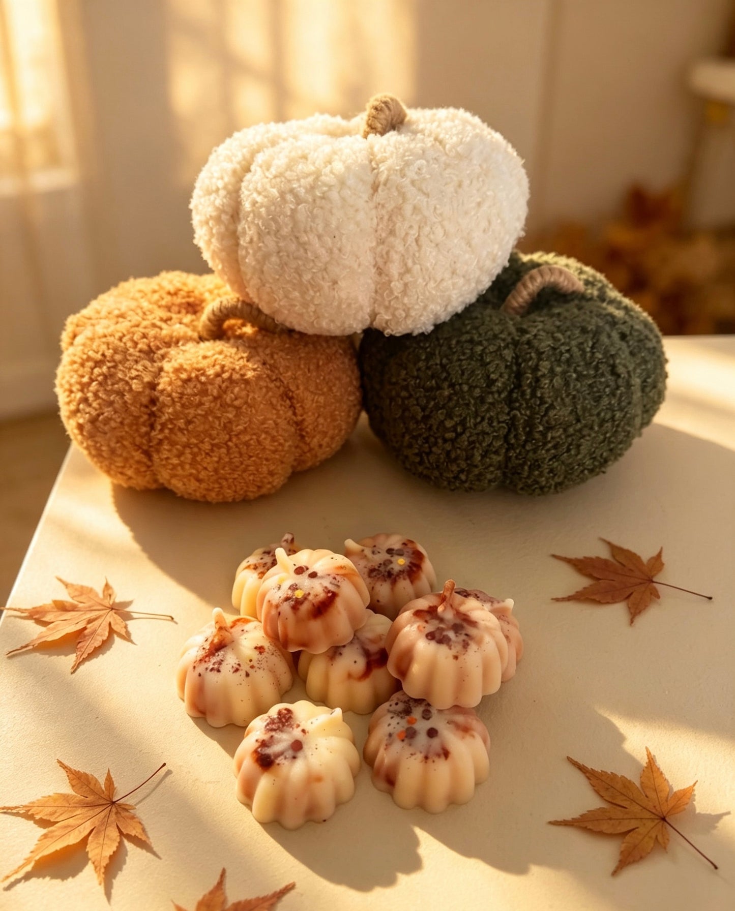 Autumn mini pumpkins
