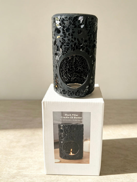 Black crackle burner