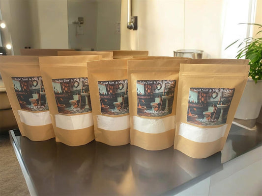 Toilet,sink,mop fizz