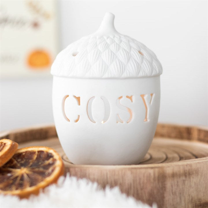 Cosy acorn tealight